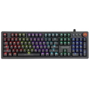 Marvo Keyboard Mechanical KG917 Wired Gaming US, Rainbow Backlight, Multimedia Buttons and Scroll