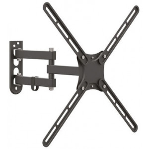 Wall Mount Barkan E3433 Black 13"-65" Full Motion, max.40kg, VESA mm: up to 400x400mm