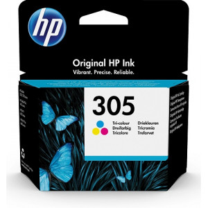 HP 305 Tri-color Original Ink for HP DeskJet 2710, HP DeskJet 2720 ,HP DeskJet 2721, HP DeskJet 2722, HP DeskJet 2723, HP DeskJet 2724, HP DeskJet Plus 4110,HP DeskJet Plus 4120 - 100 pages