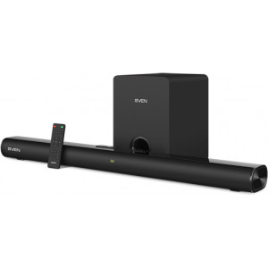 Soundbar  SVEN SB-2150A, Black, 180W,USB,HDMI,display,RC,Optical,Bluetooth,wireless subwoofer