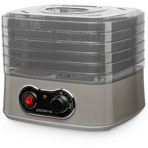 Fruit Dryer Polaris PFD2505, 250 W. 5 sections. thermostat 35-70 °С , gray