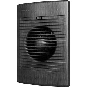 Вентилятор осевой вытяжной с обратным клапаном d. 125, black Al Эра