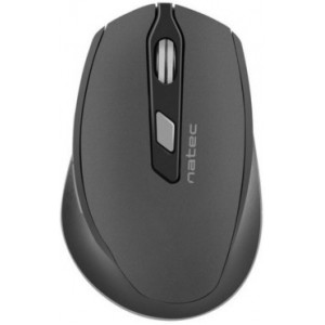 Natec Mouse Siskin, 2400 DPI, Optical Wireless, Black-Grey 