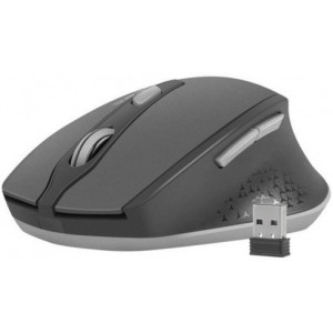 Natec Mouse Siskin, 2400 DPI, Optical Wireless, Black-Grey 