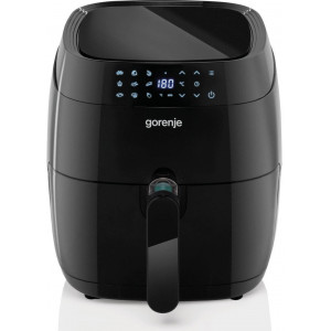 Fryer Gorenje AF1409DB, 1400W, 3.5 kg container with non-stick surface, 80-200 °C temperature levels, timer.  black