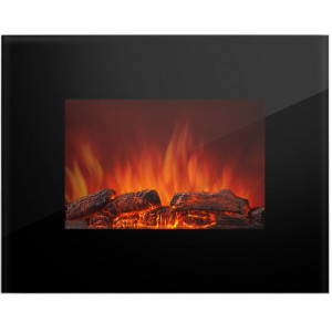 Electric Fireplace Electrolux EFP/W-1100ULS, 1800W, Real Fire Perfect, remote control, black
