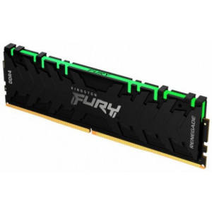 16GB DDR4-3200 Kingston FURY® Renegade DDR4 RGB, PC25600, CL16, 1.35V, 1Gx8, Asymmetric BLACK Large heat spreader, Dynamic RGB effects featuring Kingston FURY Infrared Sync technology, Intel XMP Ready (Extreme Memory Profiles)