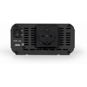 EnerGenie EG-PWC800-01, 12 V Car power inverter, 800 W, with USB port / 5V-1A