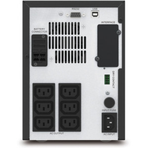 APC Easy-UPS SMV1500CAI,1500VA/1050W, AVR, Line interactive, 6 x IEC Sockets (all 6 Battery Backup + Surge Protected),Intelligent Smart Slot, USB