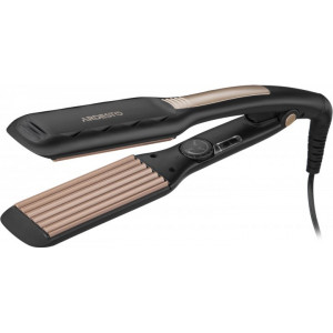 Плойка-выпрямитель гофре Ardesto HS-612 65Вт/ мех.управл./ рег.темп./ автоокл./ черно-золотистая