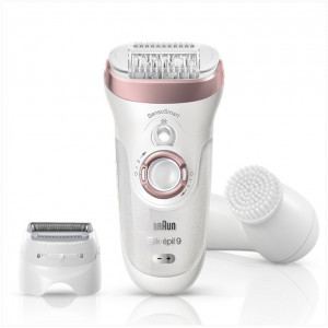 Epilator Braun SES9880, Белый/ Розовый