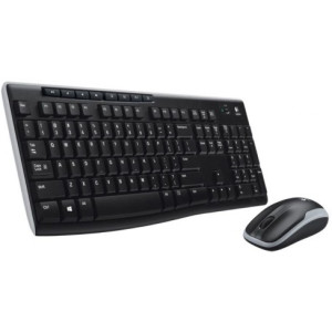 Logitech Wireless Combo MK270, Multimedia Keyboard & Mouse