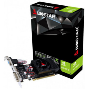 BIOSTAR GeForce GT730 2GB GDDR3, 128bit, 700/1333Mhz, 1xVGA, 1xDVI, 1xHDMI, Single fan, Low profile, Retail (VN7313THX1)