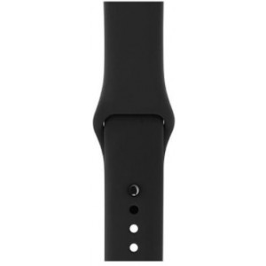 Leather Apple watch strap 38/40 M/L Black
