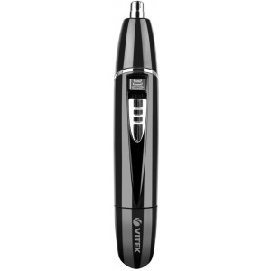 Trimmer VITEK VT-2545, Noses-ear trimmer, battery operation (1x AA battery),protection cap, black