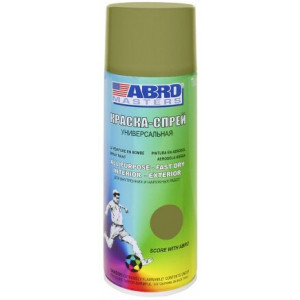 ABRO-MASTER SP-090 Краска-спрей ABRO MASTERS ХАКИ ЗЕЛЕНАЯ 400 мл