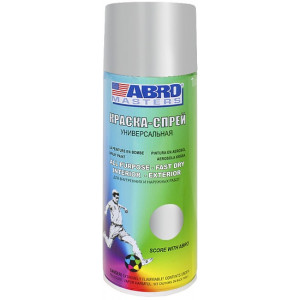 ABRO-MASTER SPH-201 Краска-спрей ABRO MASTERS АЛЮМИНИВАЯ ВЫСОКОТЕМПЕРАТУРНАЯ 400 мл
