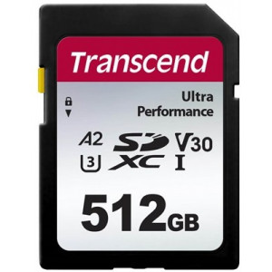 512GB SDXC Card (Class 10) UHS-I, U3, Transcend 340S TS512GSDC340S (R/W:160/90MB/s)