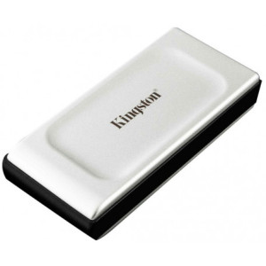 1.0TB Kingston Portable SSD XS2000 Silver, USB-C 3.2 (69.5x32.6x13.5mm, 28.9g, R/W:2K/2K MB/s)