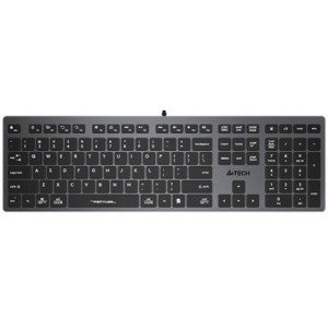 Keyboard A4Tech FX50, Multimedia, Ultra Slim, Low Profile X-Key Structure, Black, USB