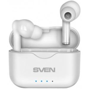 SVEN E-701BT, white TWS Wireless In-ear stereo earbuds with microphone