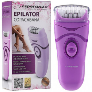 Epilator Esperanza Copacabana EBD002V, Violet