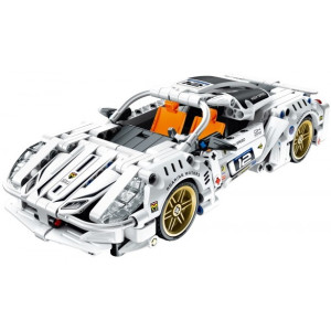 5812, iM.Master Bricks: Pull Back White Racer. 437 pcs