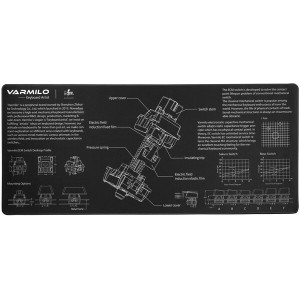 Varmilo Mouse pad EC Mechanical Switch Desk Mat XL (900х400х3мм)