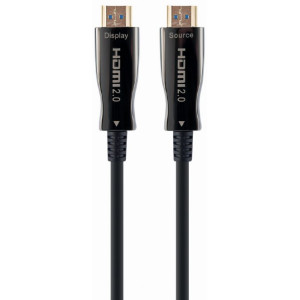 Cable HDMI Gembird CCBP-HDMI-AOC-80M-02,  Active Optical (AOC) High speed HDMI cable with Ethernet "AOC Premium Series", Supports 4K UHD resolutions at 60Hz, male-male, 80 m