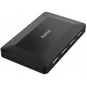 Hama USB Hub, 4 Ports, USB 2.0, 480 Mbit/s