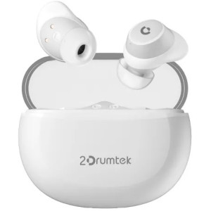 Wireless Earphones A4tech B27, 10 mm driver, 32 Ohm, 100db, Bluettoth 5.2, 40/400mAh, IPX4, White