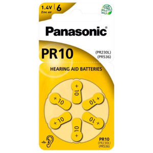 PR230, Blister*6, Panasonic, PR-230/6LB, 3.6x5,8mm, 105mAh