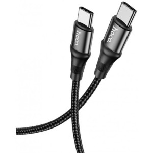 HOCO X50 2-in-1 Exquisito PD charging data cable Gray