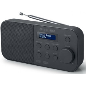 MUSE M-109 DB, Tuner DAB+, FM PLL Radio, Black