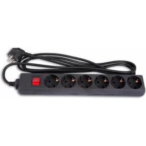 Surge Protector SVEN Optima Base 6 Sockets 5m Black