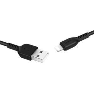 HOCO X20 Flash lightning charging cable (L=2M) Black