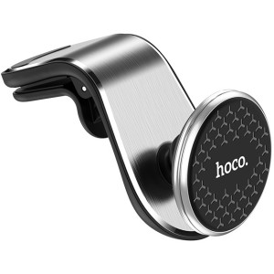 HOCO CA59 Victory air outlet magnetic in-car holder Silver