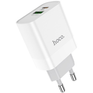 HOCO C80A Rapido PD20W+QC3.0 charger(EU) White