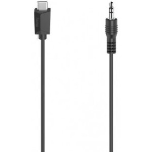 Audio Cable, USB-C Plug - 3.5 mm Jack Plug, Stereo, 0.75 m