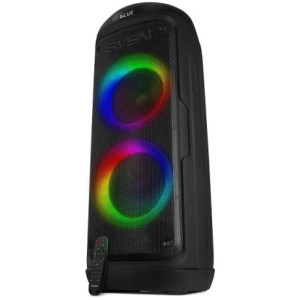 Partybox SVEN PS-770 100W, TWS, Bluetooth, FM, USB, microSD, LED-display, 4400mA*h