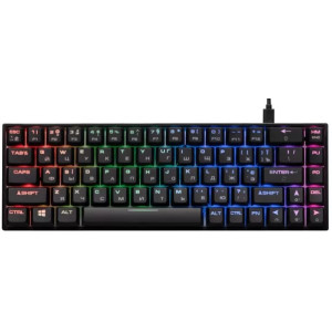 2E GAMING Keyboard KG370 RGB 68key Gateron Blue Switch USB Black UKR