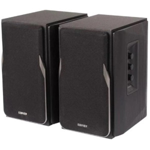 Edifier R1380DB Black, 2.0/ RMS 42W (2x21W), Audio In: Qualcomm Bluetooth V5.1, RCA x2, optical, coaxial, AUX, Class-D amplifier, remote control, wooden, (4"+1/2')