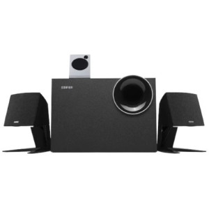 Edifier M203BT Black, 2.1/ Total watts (RMS) 34W (R/L: 8W+8W SW: 18W), Audio inputs: AUX, Bluetooth V5.0, Audio codecs: SBC, universal 100V-240V power supply