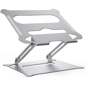  Brateck AR-15 Foldable Stepless Adjustment Aluminum Laptop Riser for 11"-15" Laptops & Tablets, Weight Capacity 5Kg