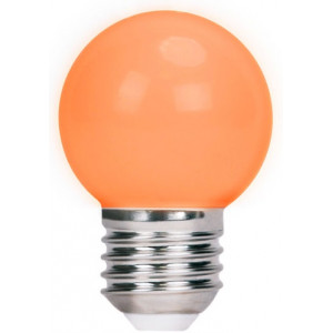 Forever Light, LED Bulb E27 G45 2W 230v orange 5pcs