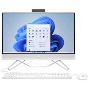 HP AiO 24-cr0042ci PC, Intel i5-1335U (0.9-4.6 GHz, 10 core) / LCD 23.8 FHD AG IPS / 8GB DDR4 3200 / 512GB SSD PCIe NVMe / DOS / wireless K&M / WLAN Wifi 6 2x2 +BT / WebCam HD 720 / Shell White  