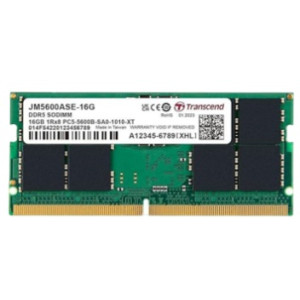 16GB DDR5-5600MHz SODIMM  Transcend JetRam, PC5-44800U, 1Rx8, CL46, 1.1V