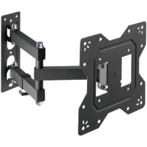 Wall Mount KIVI MOTION-223  Black 23" - 43" Long Full Motion, max.30kg, VESA mm: up to 200x200mm