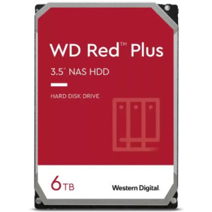 3.5" HDD  6.0TB -SATA-256MB Western Digital Red Plus (WD60EFPX), NAS, CMR