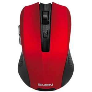 Mouse SVEN RX-350W, Optical, 600-1400 dpi, 6 buttons Red